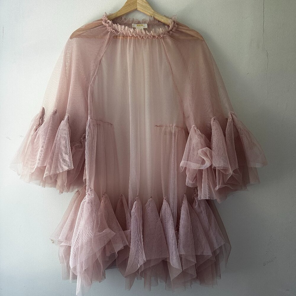 Maeve Anthropologie Mini Tulle Layer Dress / S + M